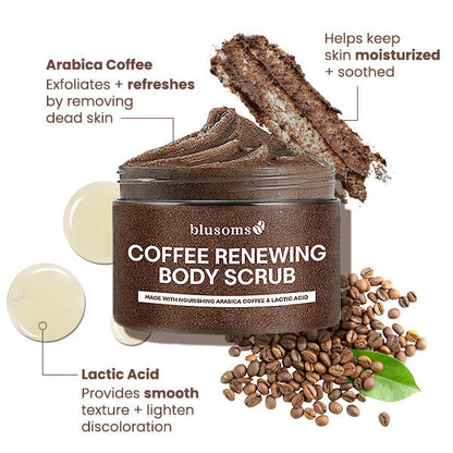 Blusoms™ Cacao Coffee Renewing Body Scrub