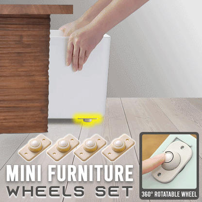 Mini Furniture Wheels Set